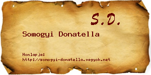 Somogyi Donatella névjegykártya